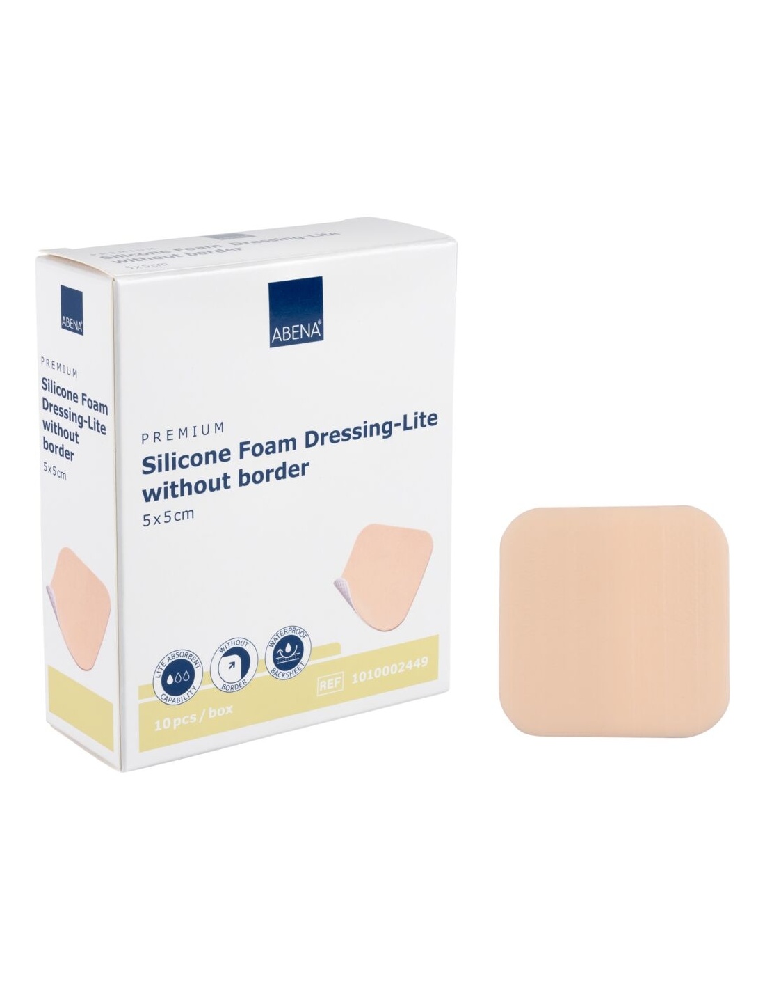 Abena Lite - Pansament steril din spuma, fara adeziv - 10 buc