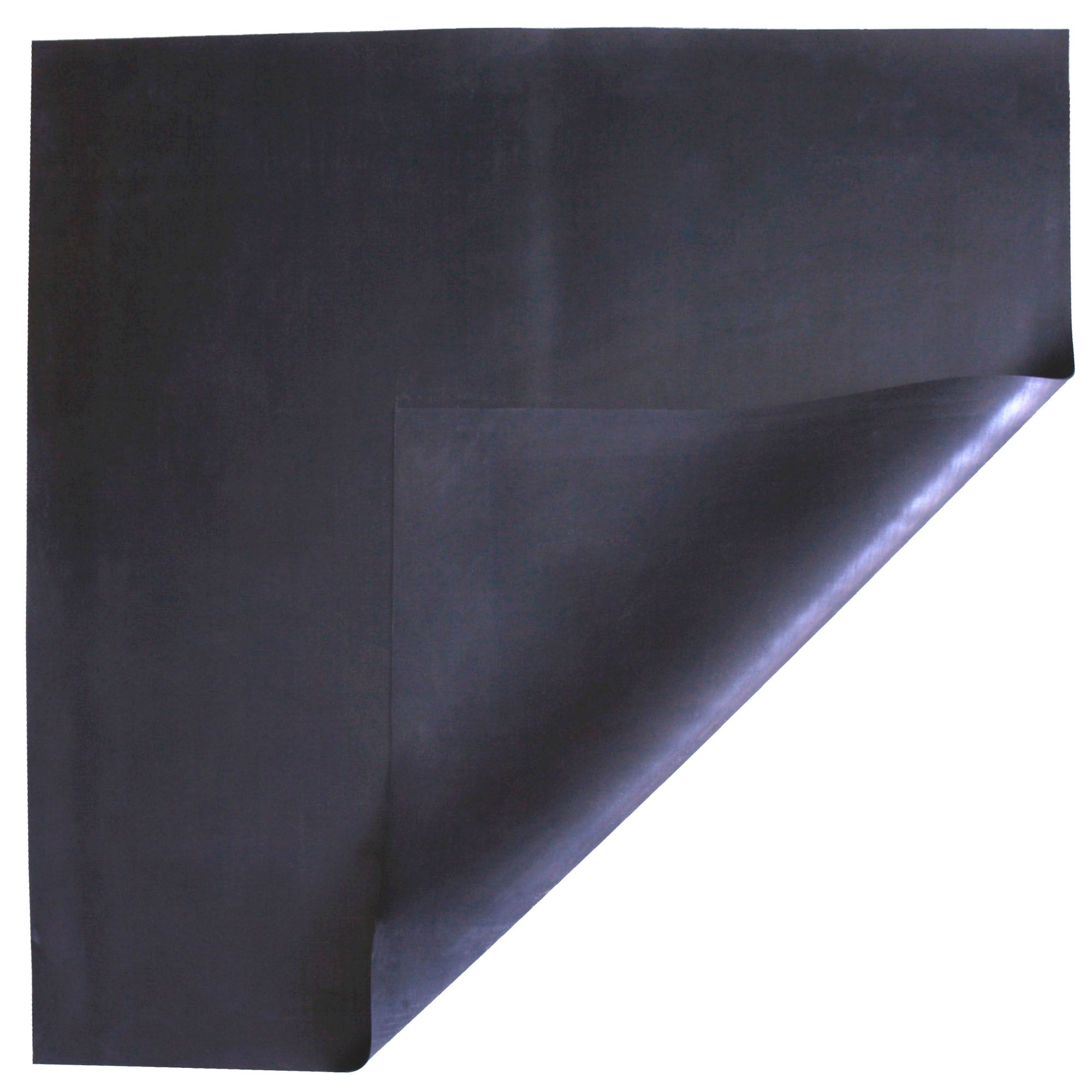 Covor antiderapant din cauciuc negru 75x75 cm pentru protectia suprafetelor