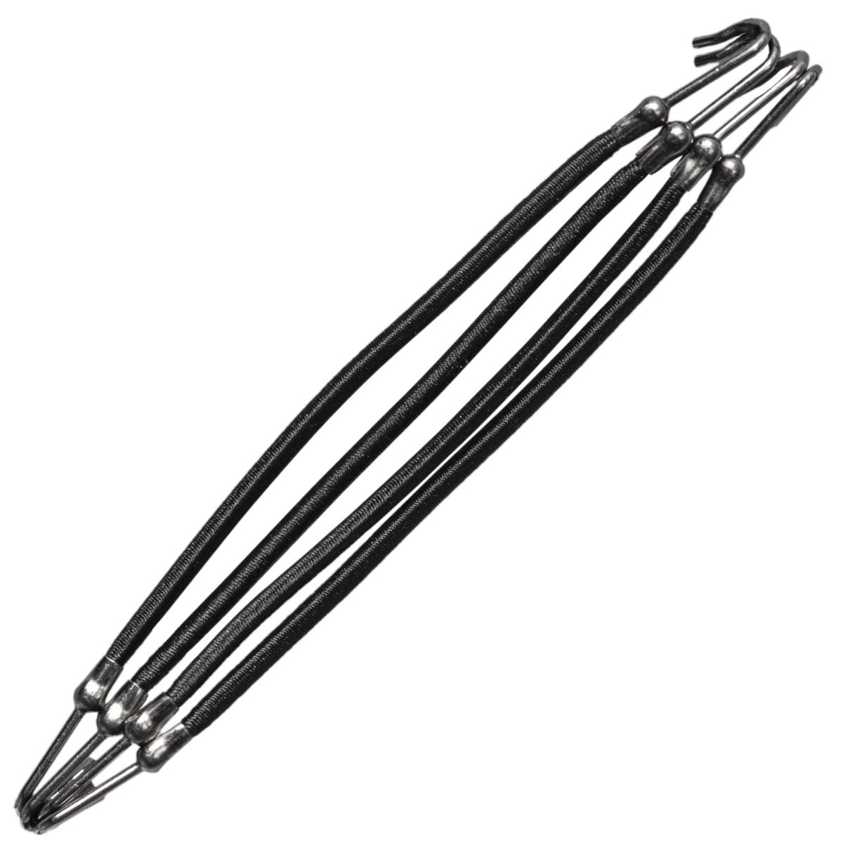 Elastice de par profesionale pentru coafuri, PRIMA, cu 2 carlige, 4 bucati
