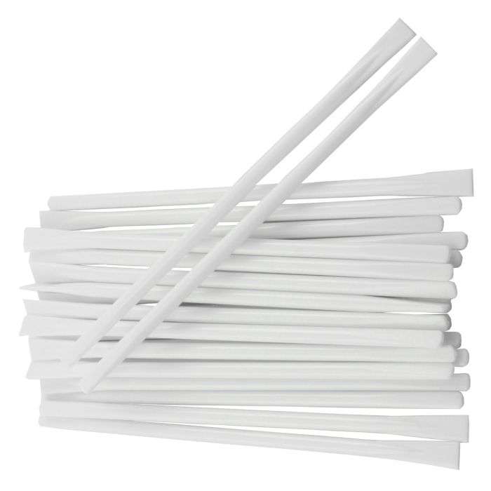Betisoare pentru mixare PRIMA, albe, 114x4mm, 100 bucati