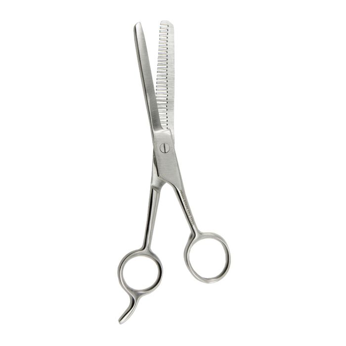 Foarfeca pentru filat parul pe o parte, din inox, PRIMA, 15.5cm
