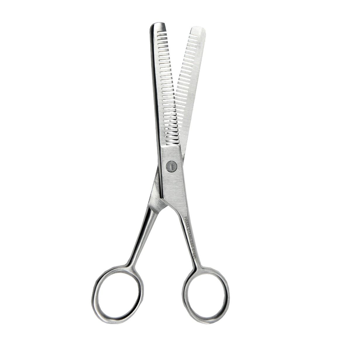 Foarfeca pentru filat parul pe 2 parti, din inox, PRIMA, 16cm