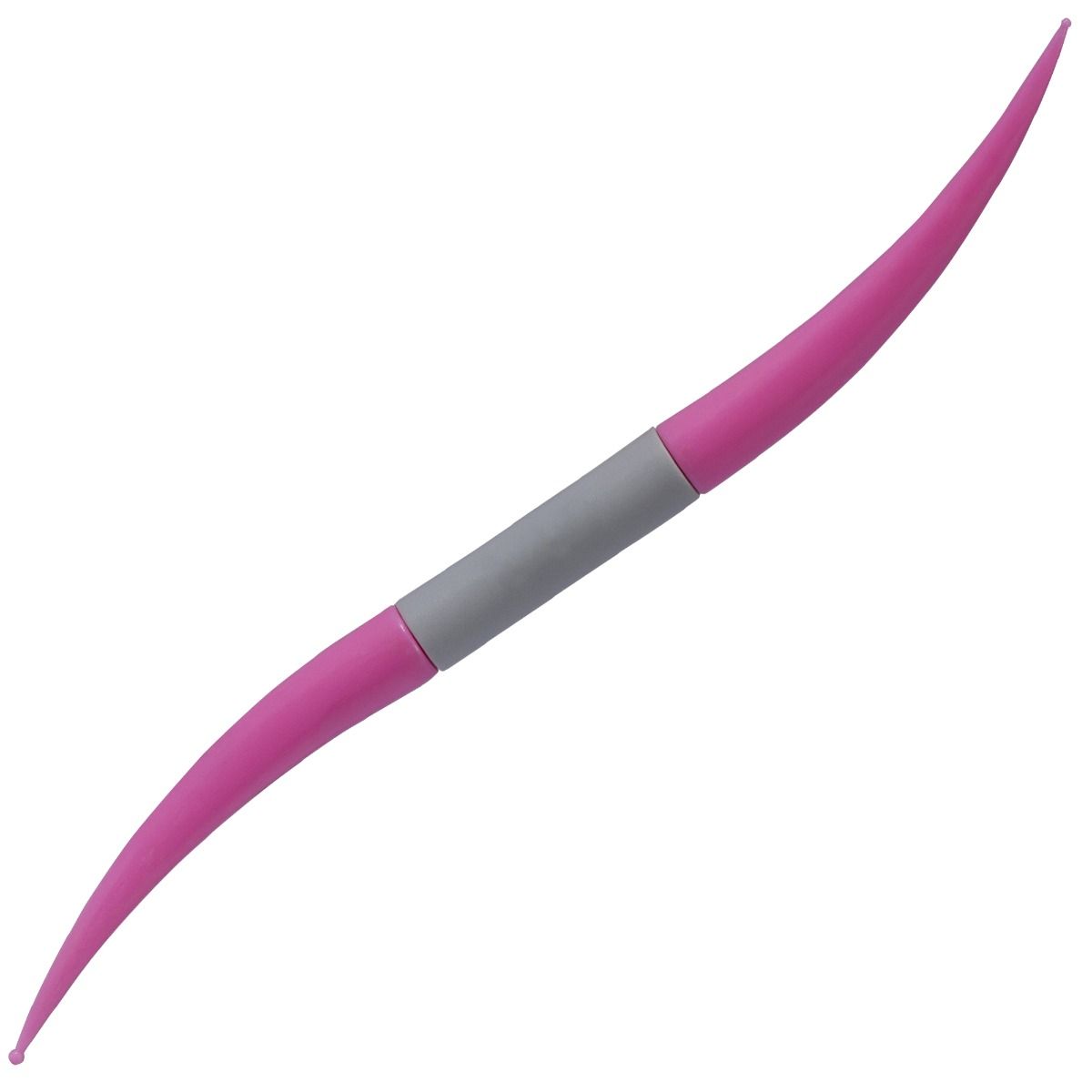 Instrument aplicare gel de unghii, 14cm, roz