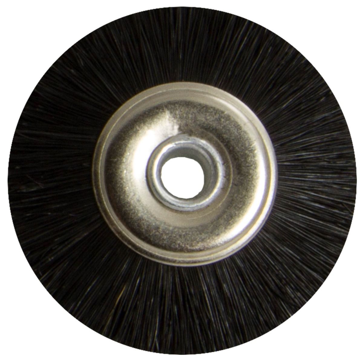 Perie neagra nylon, foarte rigida, pentru lustruirea protezelor, 49mm, PRIMA