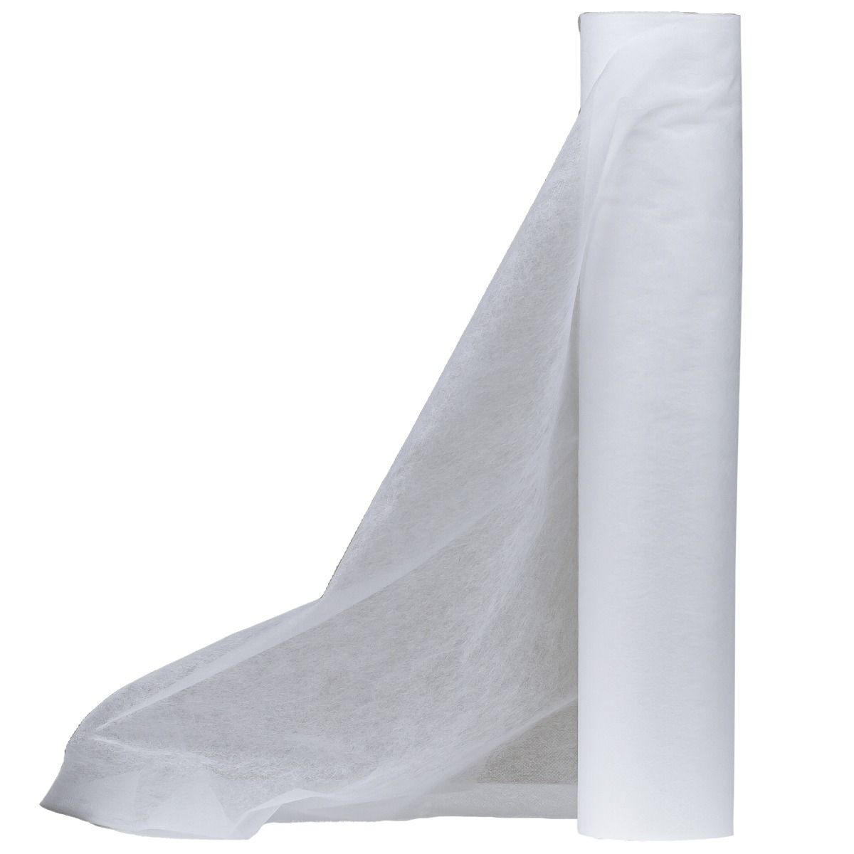 Rola cearceaf hartie din TNT, material netesut 100% polipropilena, 50cm x 70m, alb, pentru pat medical sau de cosmetica