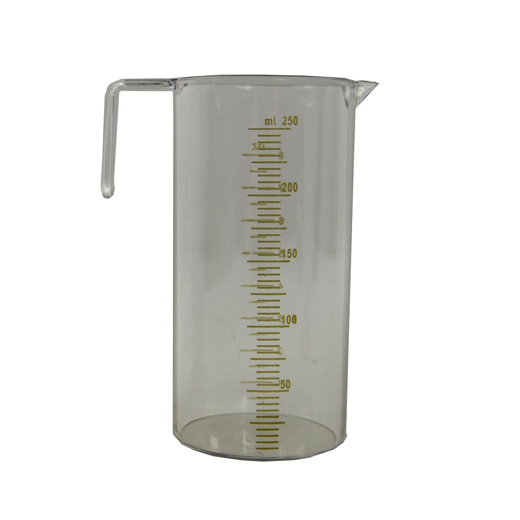 Pahar gradat, 250 ml, transparent, 1 bucata