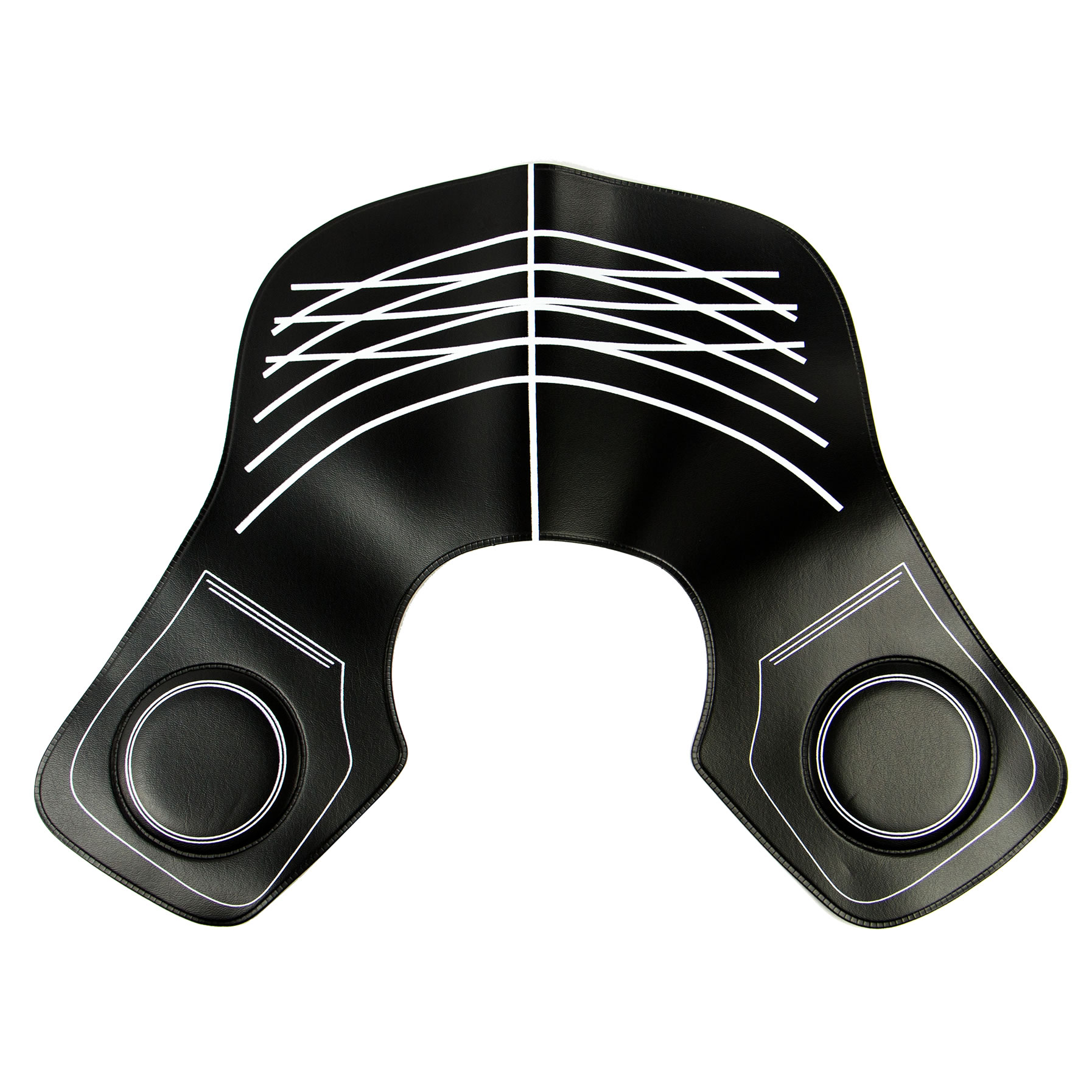 Guler pentru tuns din silicon, 34x30 cm, protector pentru prosop sau pelerina frizerie, negru