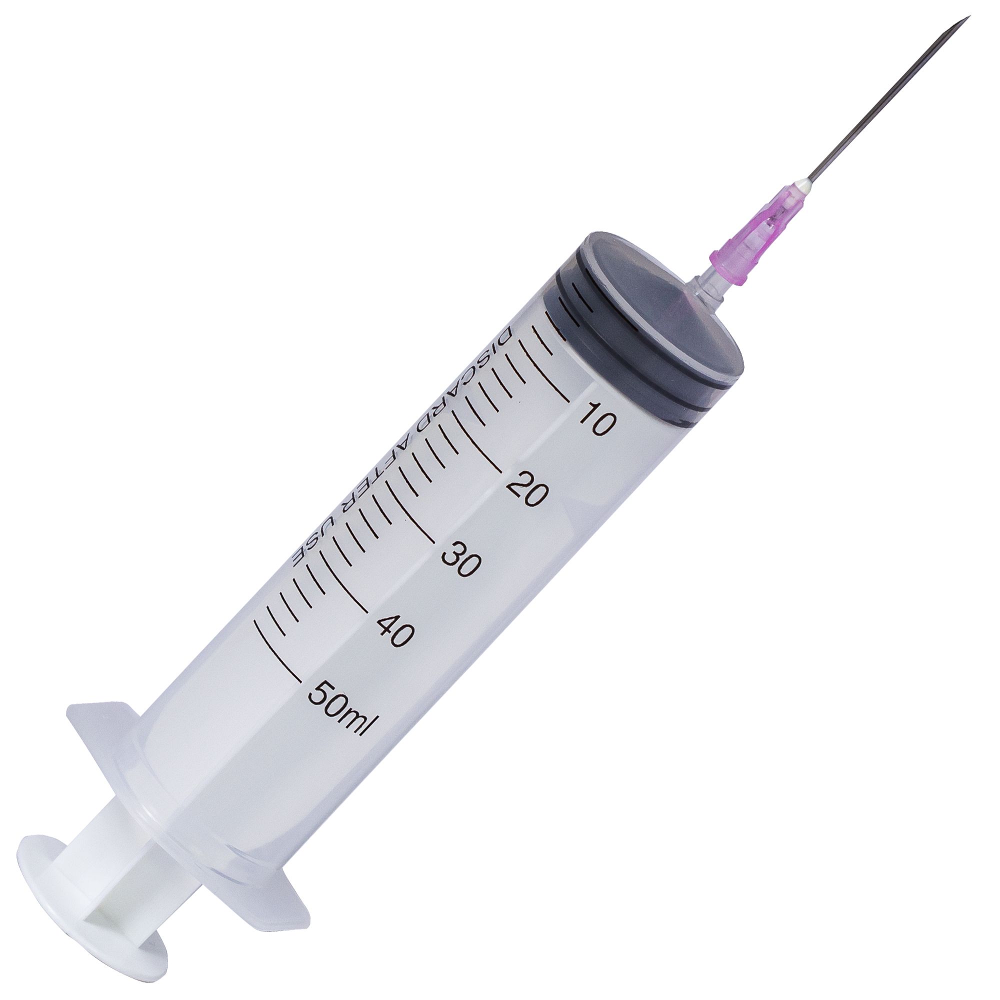 Seringi Luer Slip 50/60 ml, PRIMA, cu ac 18G roz, 25 bucati