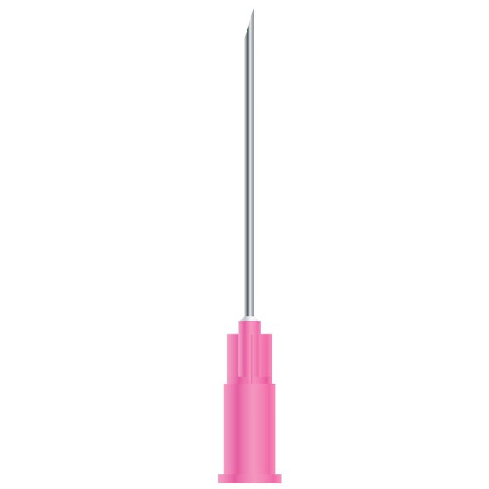 Ace de seringa, groase, 18G, mari, medicale, sterile, pentru injectii intravenoase, hipodermice si perfuzii, roz, 1.20x38mm, 100 buc, PRIMA