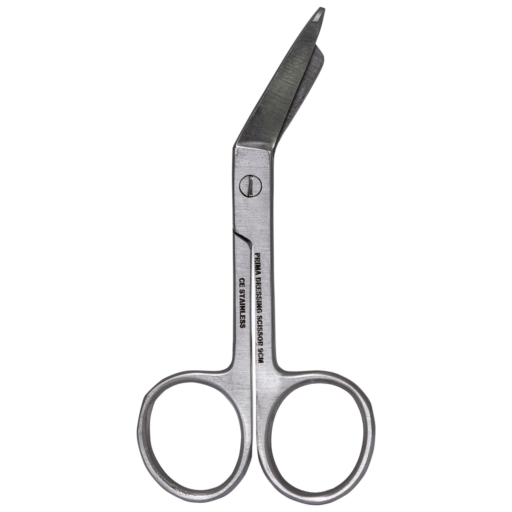 Foarfecă pansamente Lister, PRIMA, inox, 1 varf ascutit si 1 varf bont, diverse marimi