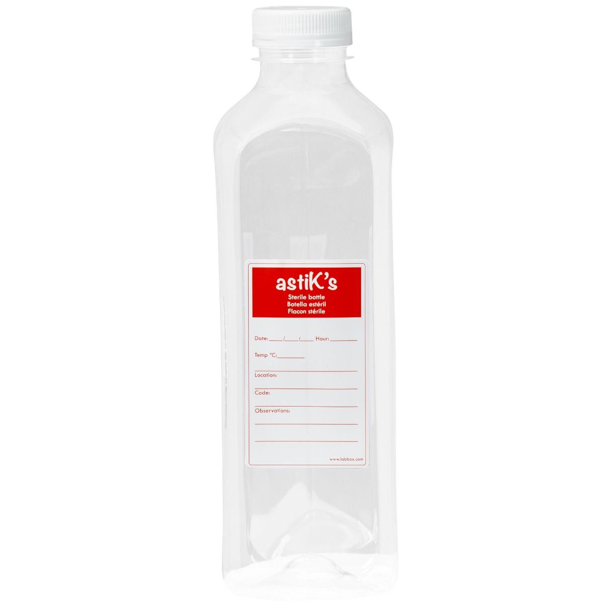 Sticla recoltare probe de apa, sterila, ambalata, 1000 ml