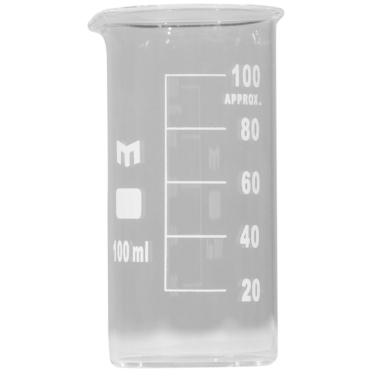 Pahar Berzelius forma inalta 100 ml din sticla borosilicata pentru laborator
