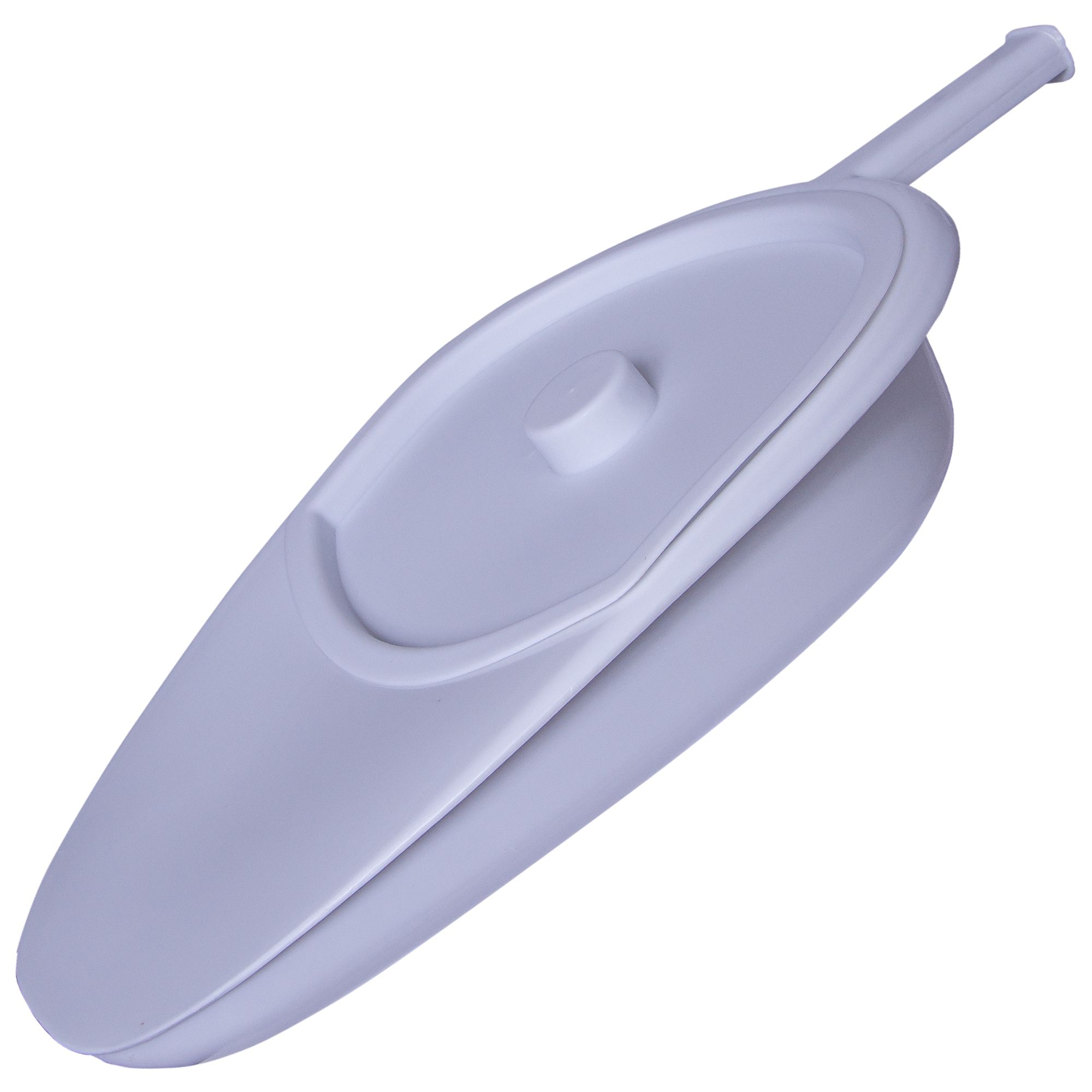 PRIMA Plosca medicala cu capac din polipropilena, gri, inaltime 73.5mm, lungime 360mm, diametru 206mm, volum 2000ml, 1 bucata