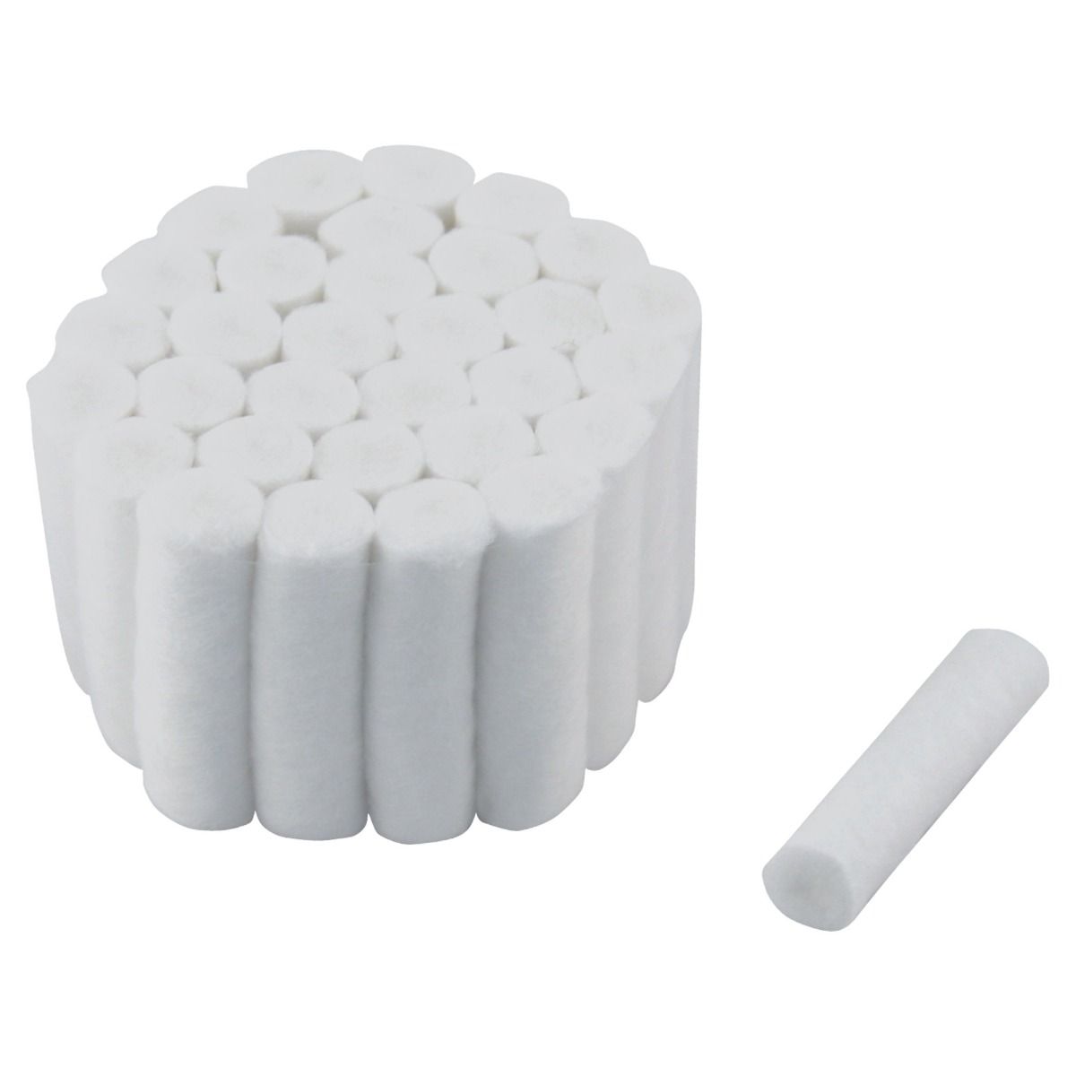 Rulouri stomatologice bumbac, PRIMA, absorbante, autoclavabile, Nr. 2, 37x10mm, 500 bucati