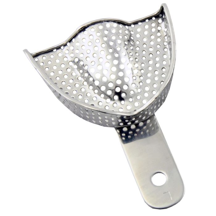 Lingura superioara pentru material de impresie, PRIMA, din inox, perforata, XS / S / M / L