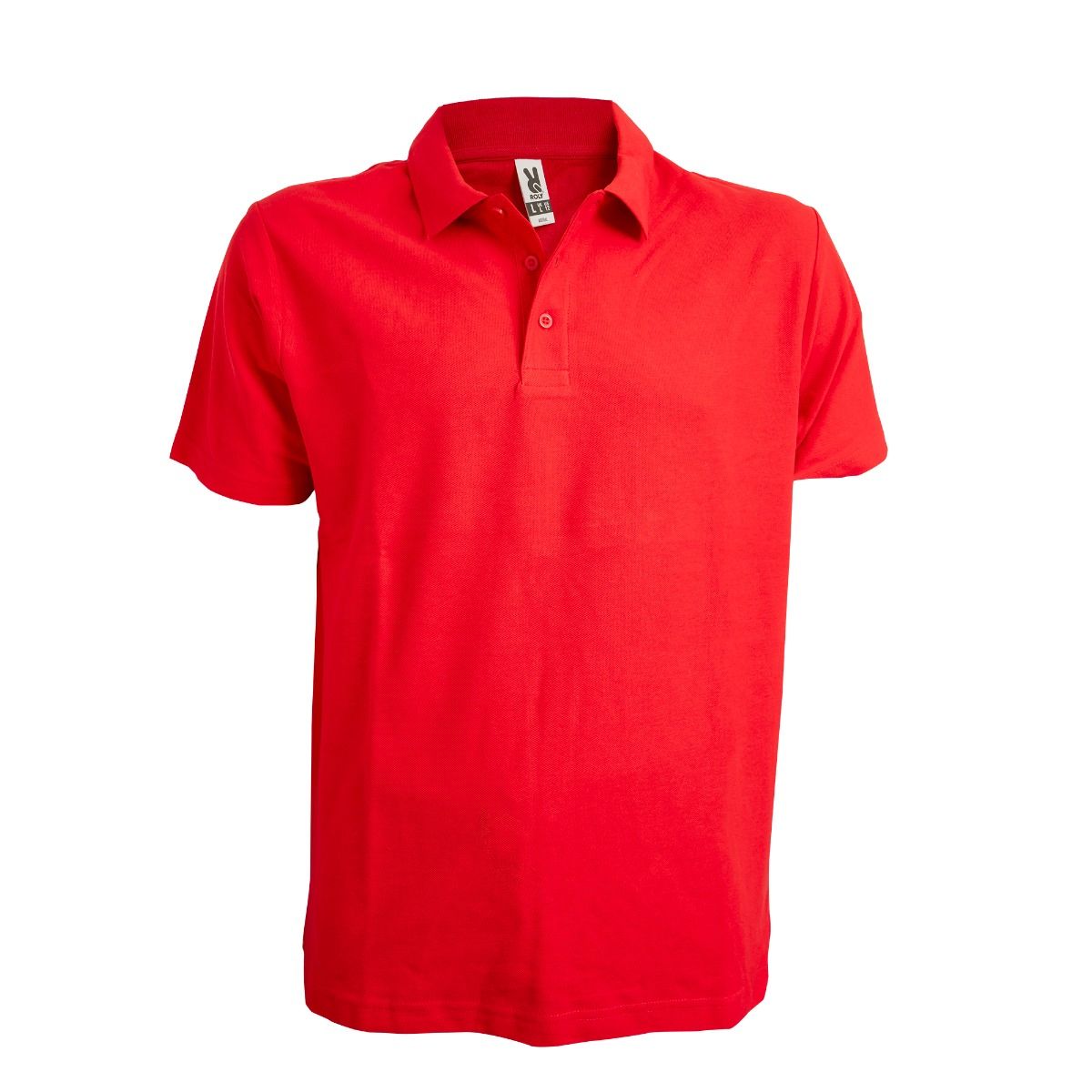 Tricou polo unisex, bumbac, roșu