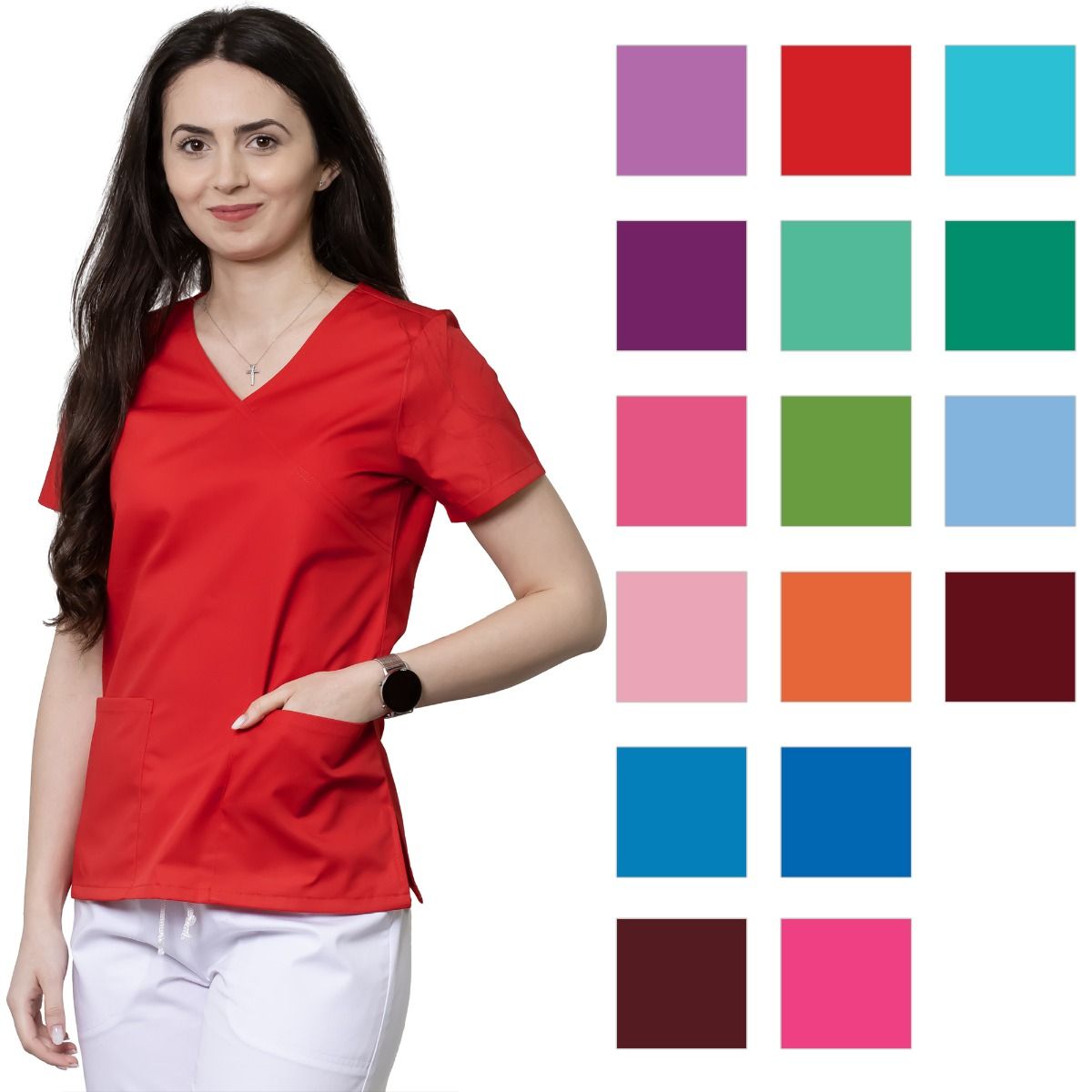 Bluză damă MIRA Premium roșie