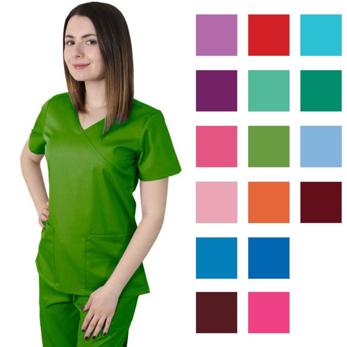 Bluză damă MIRA Premium verde absint