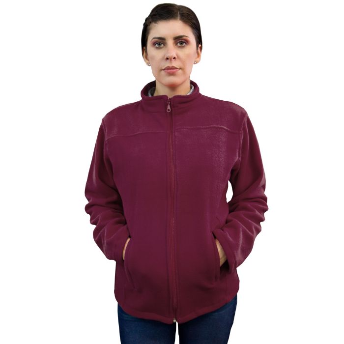 Jachetă medicală polar JOE, unisex, grena