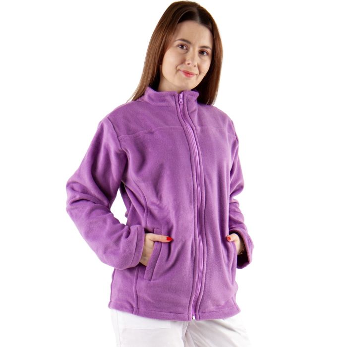 Jachetă medicală polar JOE, unisex, mov