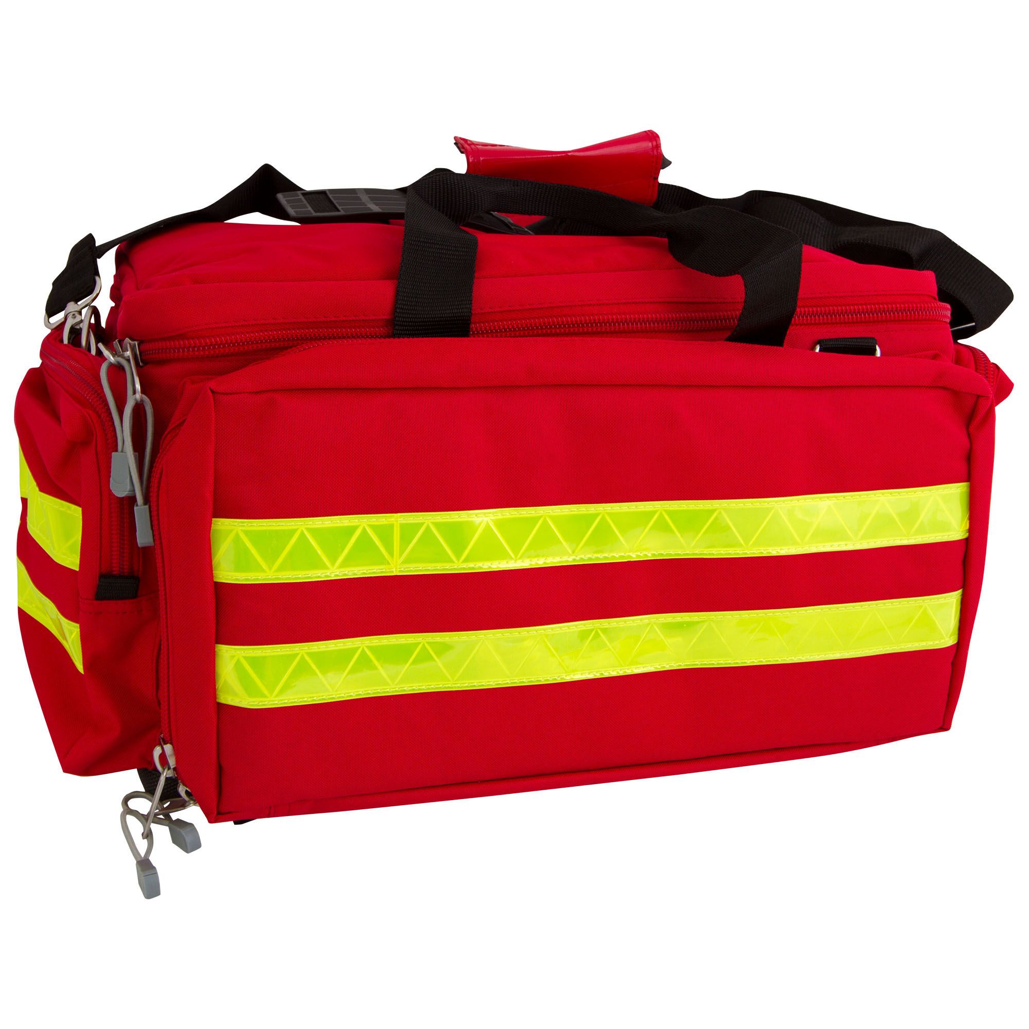 Geanta medicala de prim ajutor profesionala, 55x35x32 cm, rosie, impermeabila