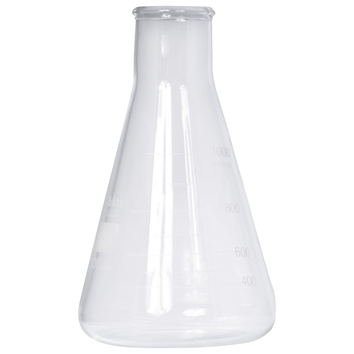 Pahar Erlenmeyer gat larg 1000 ml