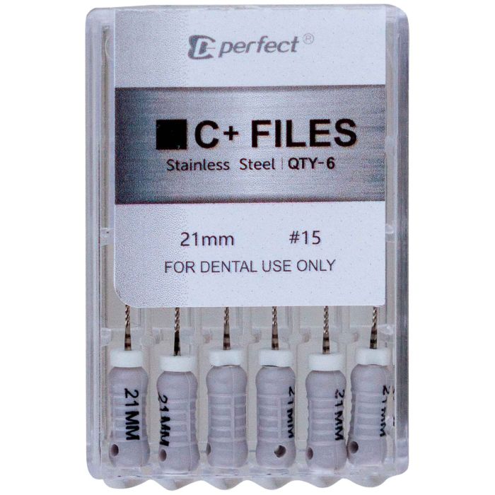 Ace endodontice C-Pilot 06-15, lungime 21mm, otel inoxidabil, set 6 bucati
