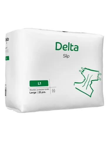 Delta Slip L1 2200 ml - Scutece incontinenta adulti - 25 buc