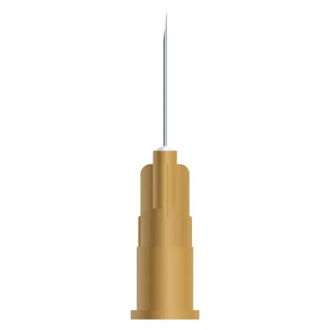Ac seringa, subtire, 26G, mic, medicinal, steril, pentru injectie intravenoasa, hipodermica si perfuzie, maro, 0.45x16mm, 100 buc, PRIMA