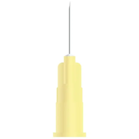 Ac seringa, subtire, 26G, mic, medicinal, steril, pentru injectie intravenoasa, hipodermica si perfuzie, maro, 0.45x16mm, 100 buc, PRIMA