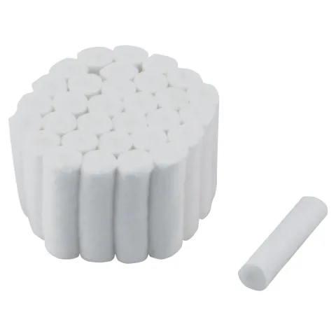 Rulouri stomatologice bumbac, PRIMA, absorbante, autoclavabile, Nr. 2, 37x10mm, 500 bucati