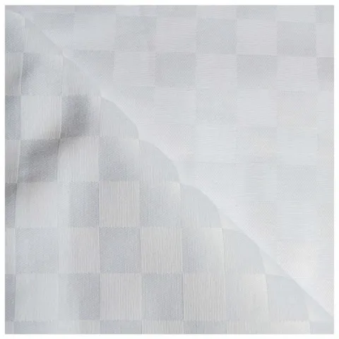 Fata de masa alba, PRIMA, din damasc 100% bumbac, 150x146cm