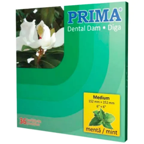 Diga Latex Mentolata, nepudrata, pentru izolarea zonei de lucru (36 buc)