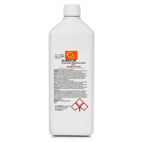 Detergent lichid pentru pete Albaclin, cu oxigen activ, 1 litru