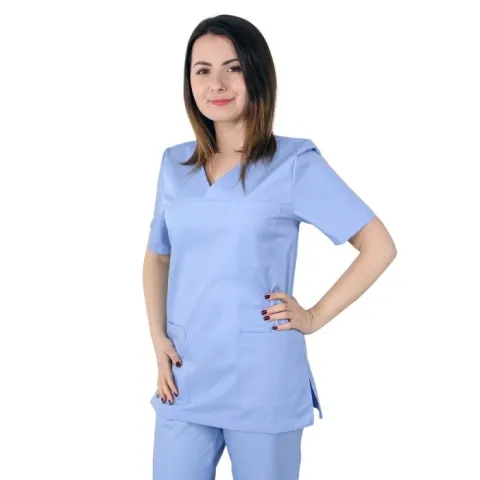Bluză unisex VED Premium bleu