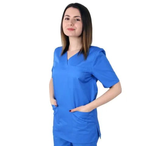 Bluză unisex VED Clasic albastră