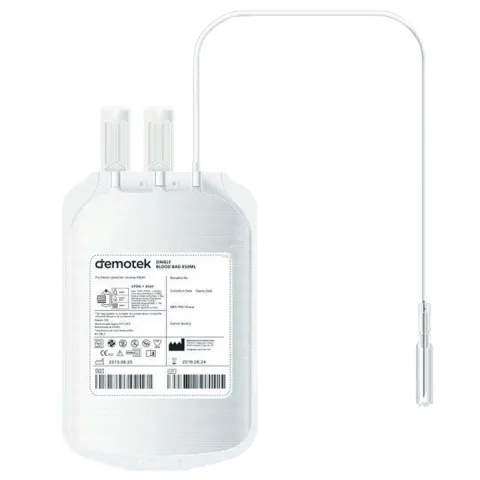 Punga recoltare sange, 450ml cu ac 16G si anticoagulant CPDA-1, de unica folosinta, sterila