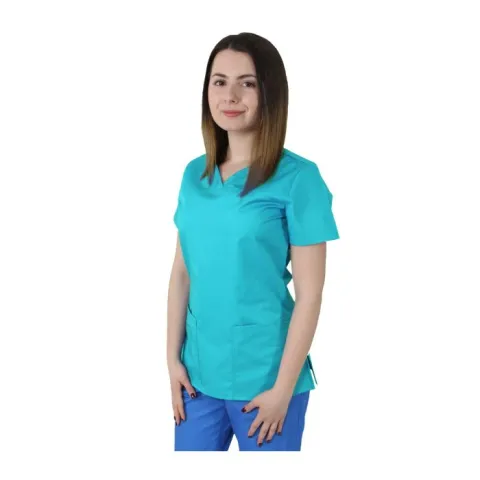 Bluză damă TINA Clasic turcoaz