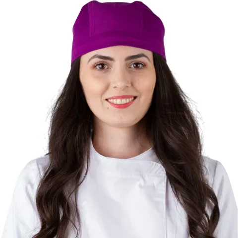Bonetă mov medicală modernă, 170 g/m², cu legături, tercot
