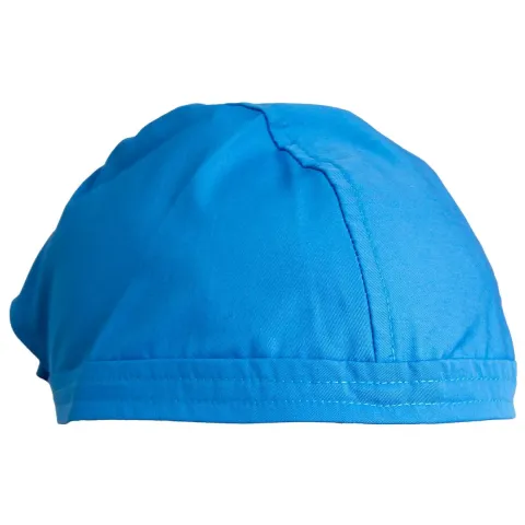 Bonetă medicală modernă, 140 g/m², cu legături, tercot, albastră