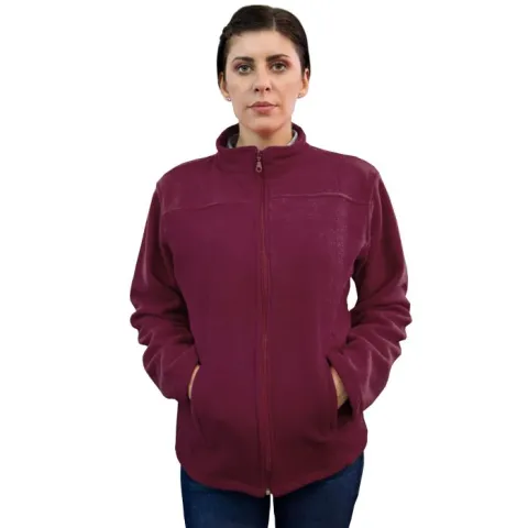 Jachetă medicală polar JOE, unisex, grena