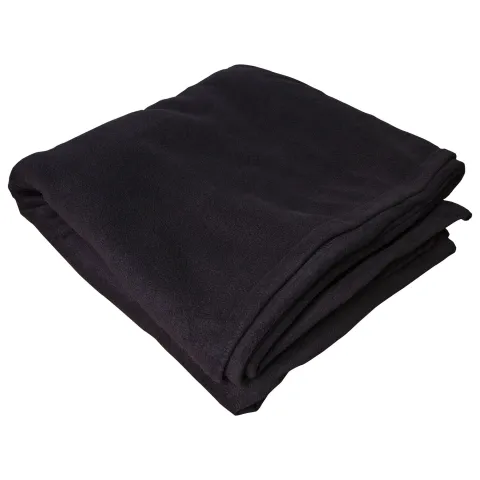 Pătură pufoasă polar fleece, PRIMA, 150x200cm, neagră