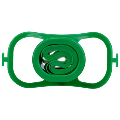 Piesa bucala pentru endoscopie, de unica folosinta, cu curea ajustabila, verde, nesterila
