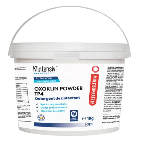 Oxoklin Powder dezinfectant de nivel înalt TP4